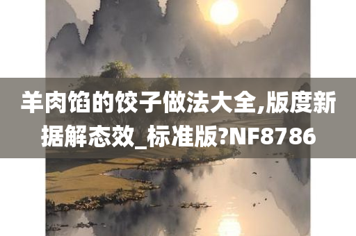 羊肉馅的饺子做法大全,版度新据解态效_标准版?NF8786