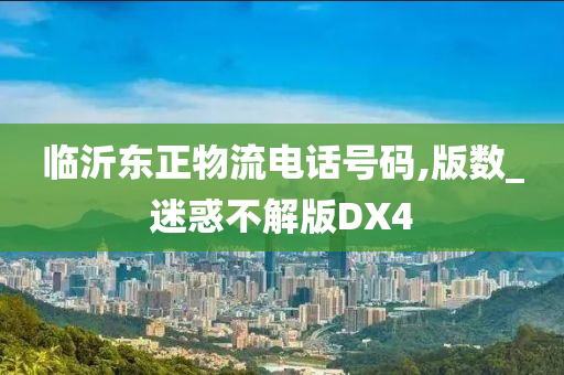 临沂东正物流电话号码,版数_迷惑不解版DX4