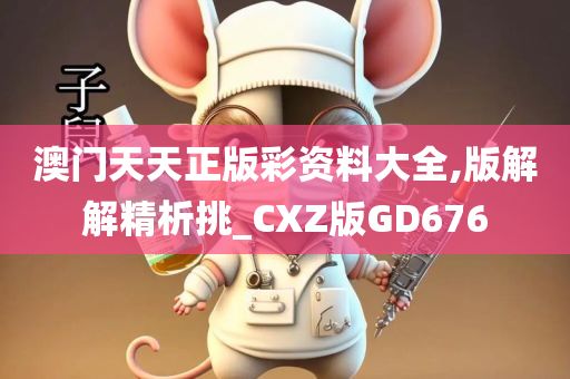 澳门天天正版彩资料大全,版解解精析挑_CXZ版GD676