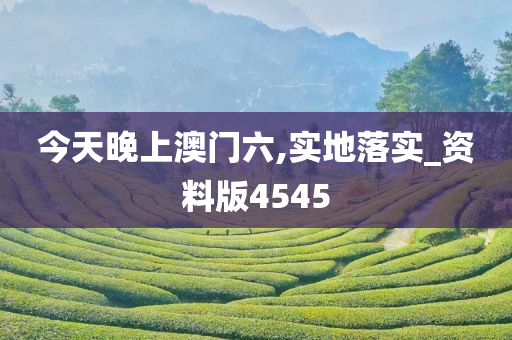 今天晚上澳门六,实地落实_资料版4545