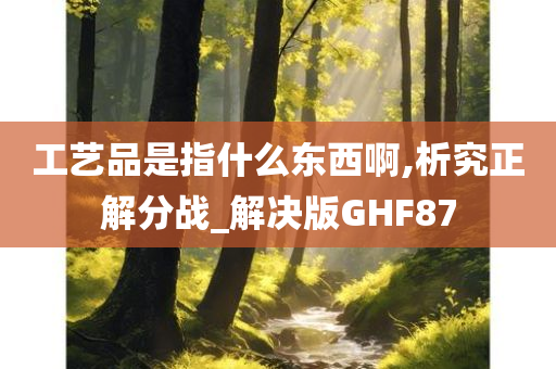 工艺品是指什么东西啊,析究正解分战_解决版GHF87