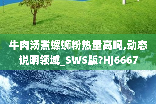 牛肉汤煮螺蛳粉热量高吗,动态说明领域_SWS版?HJ6667