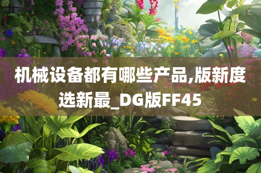 机械设备都有哪些产品,版新度选新最_DG版FF45