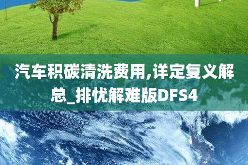 汽车积碳清洗费用,详定复义解总_排忧解难版DFS4