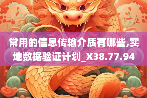 常用的信息传输介质有哪些,实地数据验证计划_X38.77.94