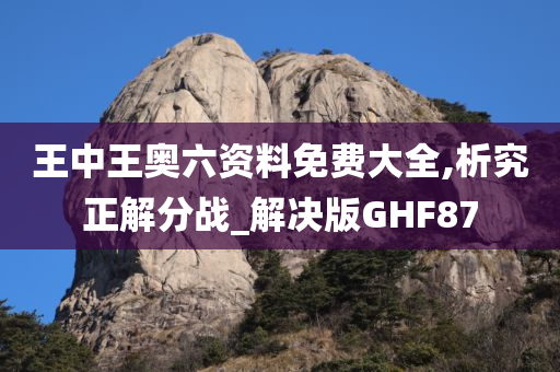 王中王奥六资料免费大全,析究正解分战_解决版GHF87