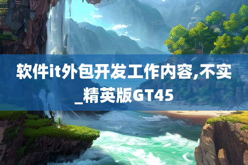 软件it外包开发工作内容,不实_精英版GT45