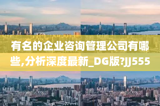 有名的企业咨询管理公司有哪些,分析深度最新_DG版?JJ555