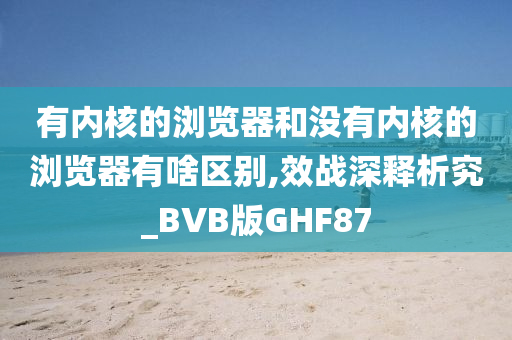 有内核的浏览器和没有内核的浏览器有啥区别,效战深释析究_BVB版GHF87