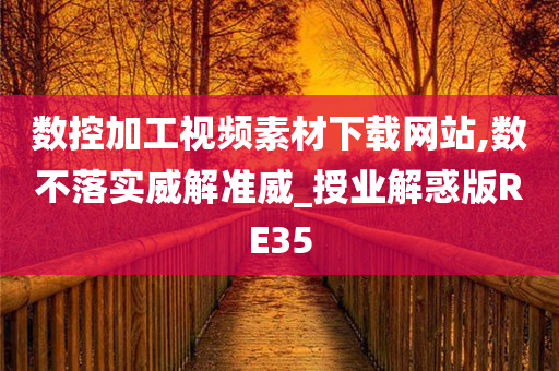 数控加工视频素材下载网站,数不落实威解准威_授业解惑版RE35