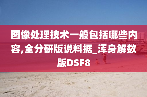 图像处理技术一般包括哪些内容,全分研版说料据_浑身解数版DSF8