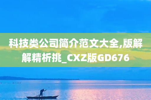 科技类公司简介范文大全,版解解精析挑_CXZ版GD676