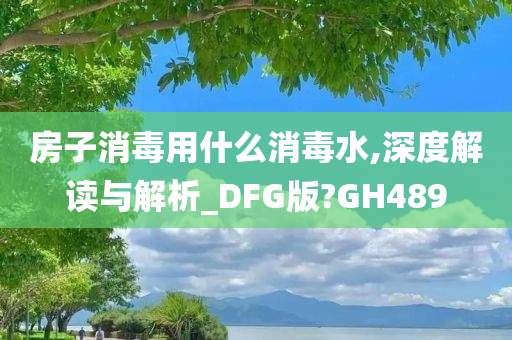 房子消毒用什么消毒水,深度解读与解析_DFG版?GH489