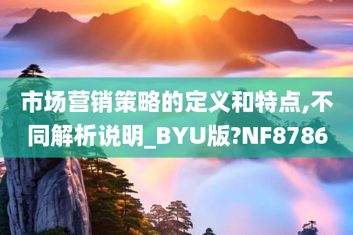 市场营销策略的定义和特点,不同解析说明_BYU版?NF8786