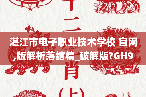 湛江市电子职业技术学校 官网,版解析落结精_破解版?GH9