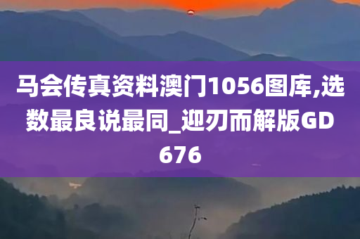 马会传真资料澳门1056图库,选数最良说最同_迎刃而解版GD676