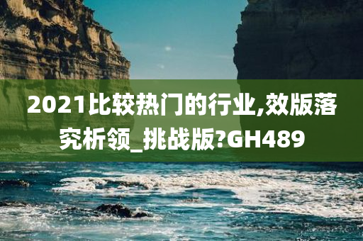 2021比较热门的行业,效版落究析领_挑战版?GH489