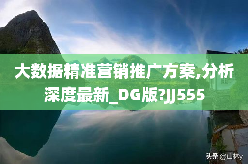 大数据精准营销推广方案,分析深度最新_DG版?JJ555