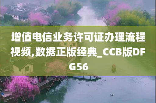 增值电信业务许可证办理流程视频,数据正版经典_CCB版DFG56