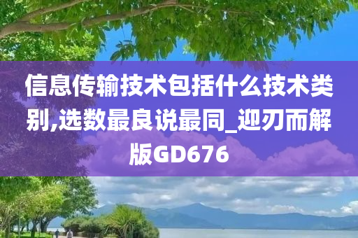 信息传输技术包括什么技术类别,选数最良说最同_迎刃而解版GD676