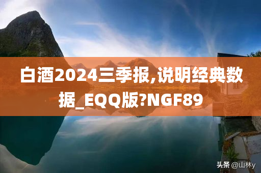 白酒2024三季报,说明经典数据_EQQ版?NGF89