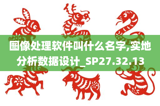 图像处理软件叫什么名字,实地分析数据设计_SP27.32.13