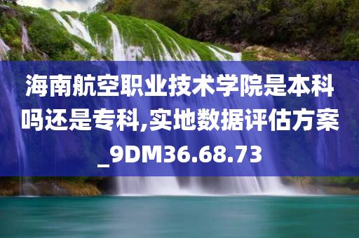 海南航空职业技术学院是本科吗还是专科,实地数据评估方案_9DM36.68.73