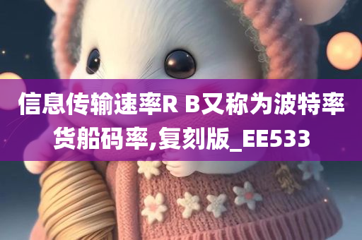 信息传输速率R B又称为波特率货船码率,复刻版_EE533