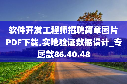 软件开发工程师招聘简章图片PDF下载,实地验证数据设计_专属款86.40.48