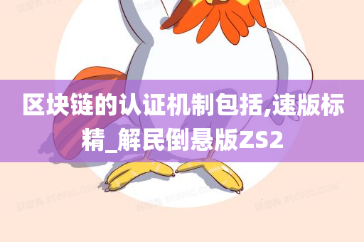 区块链的认证机制包括,速版标精_解民倒悬版ZS2