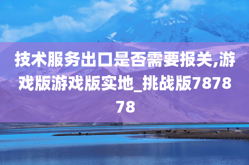 技术服务出口是否需要报关,游戏版游戏版实地_挑战版787878