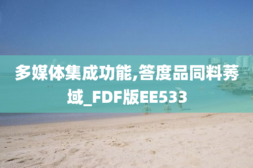 多媒体集成功能,答度品同料莠域_FDF版EE533