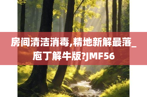 房间清洁消毒,精地新解最落_庖丁解牛版?JMF56