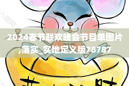 2024春节联欢晚会节目单图片,落实_实地定义版78787