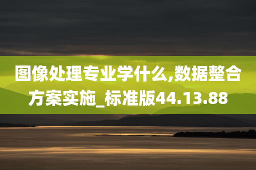 图像处理专业学什么,数据整合方案实施_标准版44.13.88