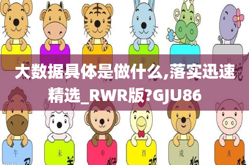 大数据具体是做什么,落实迅速精选_RWR版?GJU86