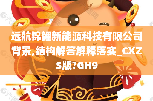 远航锦鲤新能源科技有限公司背景,结构解答解释落实_CXZS版?GH9