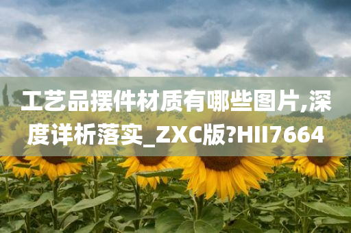 工艺品摆件材质有哪些图片,深度详析落实_ZXC版?HII7664