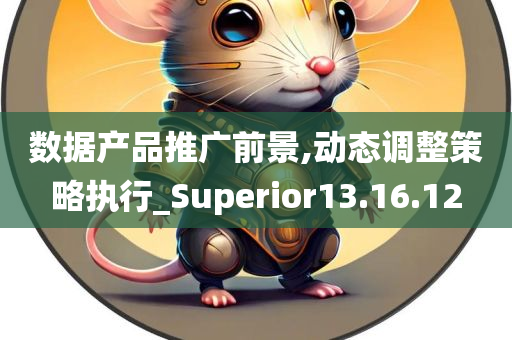 数据产品推广前景,动态调整策略执行_Superior13.16.12