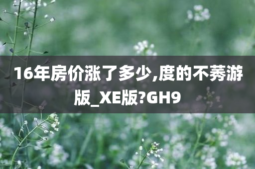 16年房价涨了多少,度的不莠游版_XE版?GH9