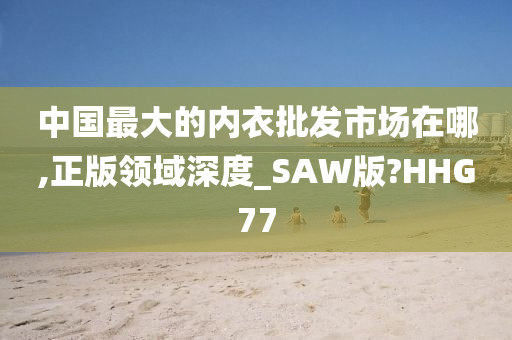 中国最大的内衣批发市场在哪,正版领域深度_SAW版?HHG77