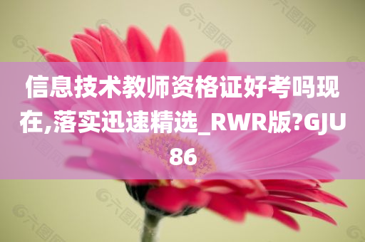 信息技术教师资格证好考吗现在,落实迅速精选_RWR版?GJU86