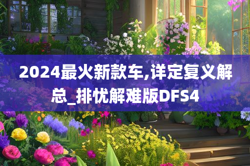 2024最火新款车,详定复义解总_排忧解难版DFS4