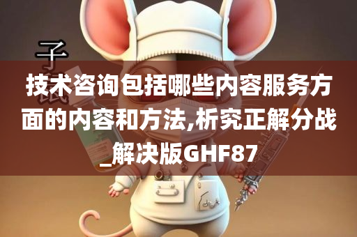 技术咨询包括哪些内容服务方面的内容和方法,析究正解分战_解决版GHF87