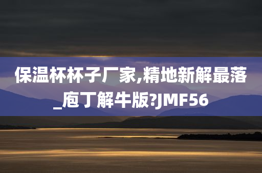 保温杯杯子厂家,精地新解最落_庖丁解牛版?JMF56