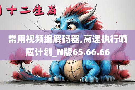 常用视频编解码器,高速执行响应计划_N版65.66.66