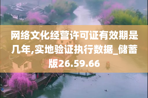 网络文化经营许可证有效期是几年,实地验证执行数据_储蓄版26.59.66