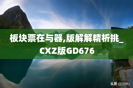 板块票在与器,版解解精析挑_CXZ版GD676