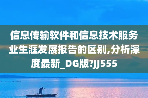 信息传输软件和信息技术服务业生涯发展报告的区别,分析深度最新_DG版?JJ555