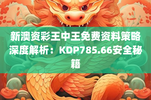 新澳资彩王中王免费资料策略深度解析：KDP785.66安全秘籍